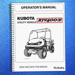 Kubota Operators Manual - Wire Fastened Robust Covers. Fixed Price $20.87.