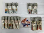 Large Lot Of 40 Markal New & Used Thermostat Heat Stick Temperature Indicator. Fixed Price $79.65.