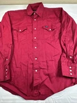Vintage Wrangler Shirt Mens Red Western Pearl Snap Brushpopper Cowboy Xl #5964. Fixed Price $29.99.
