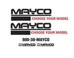 Mayco -st- 30 45 70 Concrete Pump Vinyl Decals Set Multiquip Mq Stickers Oe. Fixed Price $84.00.