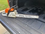 Stihl Farm Boss 50.2CC Gas Chainsaw 20" Bar Low Hours Clean. Fixed Price $325.00.