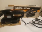 Black & Decker 7448 1/3 Sheet Finishing Sander Vintage Power Tool Tested W/ Box. Fixed Price $34.99.