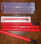 Hilti Marker Pua 70 Set Marking Out Plus 4 Refills Crayons Likeopen Box Item. Fixed Price $40.00.