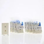 Leviton 40259-A Almond 1-GANG Cable Catv Jack Phone Wallplates Type 625D 10-PACK. Fixed Price $20.89.