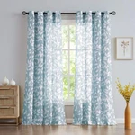 2 Pack Curtains For Studio Living Room Leaves Semi-sheer Kitchen. Fixed Price $40.39.