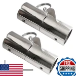 Gairen 2 Pack Marine 316 Stainless Steel Boat Pipe Connector Folding Swivel 7/8". Fixed Price $63.45.