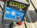 Zareba EAC25M-Z Mile Powered Low Impedance Fence Charger 6976450 Wire Inc. Fixed Price $150.00.
