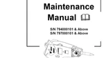 Bobcat B850 & B950 Hydraulic Breaker S/n 1ST Image Maintenance Operator 12. Fixed Price $35.99.