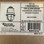 Edwards Signaling 116DEGEX-FJ Fire Alarm Strobe 24V Dc/fwr. Fixed Price $995.99.