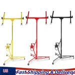 11FT Heavy Duty Drywall Lift Panel Hoist 150LBS Capacity Sheetrock Jack Wheels. Fixed Price $152.99.