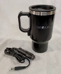 Brentwood Geojug 12V Heated Oz Travel Mug Black W/car Plug CMB-16B. Fixed Price $9.00.