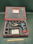 Burndy Makita Crimping Tool W/ Case (no Battery Charger) Untested. Fixed Price $295.00.