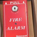 Honeywell Manual Pull Station Fire Alarm Device Key Reset Red SD500-PS. Fixed Price $200.00.