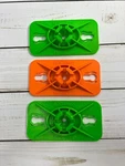 Zipwall Head & Non-skid Plate 3D Printed Bright Colors. Fixed Price $15.75.