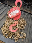 Coffing Lhh Chain Hoist Ton XN0010. Fixed Price $100.00.