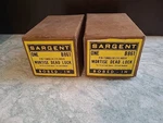 Rare 2-VINTAGE Sargent Pin-tumber Cylinder Mortise Dead Lock Bored-in (B861-USA). Fixed Price $149.99.