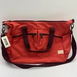 Duluth Trading Co. Heritage Canvas Travel Tote Bag Blaze Red Nwt. Fixed Price $54.99.