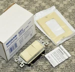 Broan-nutone 120-VOLT Decorator Style Ivory 2-FUNCTION Rocker Switch P68V. Fixed Price $18.88.