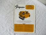 Ferguson SP-912 Pneumatic Roller Construction Equipment Brochure. Fixed Price $15.19.