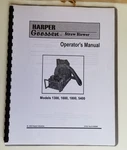 Harper Goossen Straw Blower Operator's Manual Models 1300 1600 1800 5400 (2002). Fixed Price $12.99.