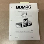Bomag Bc 572 Rb Operating & Maintenance Manual Guide Sanitary Landfill Compactor. Fixed Price $29.99.