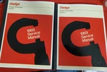 Dodge Charger/coronet/dart 1969 Service Manual VOL.1 & 2. Fixed Price $99.99.