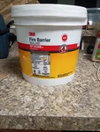 Gallon 3M Fire Barrier Sealant Cp 25WB+. Fixed Price $200.00.