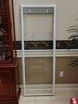 Odl Add On Panel For Door Blinds 24" X 66" Raised Glass Frame. Fixed Price $80.00.