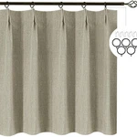 24X36 Pinch Pleated Blackout Cafe Curtains - Pack Of 2, 100% Light Block.... Fixed Price $40.79.