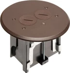 FLBAR101BR-1 Adjustable Round Floor Box Kit With Outlet And Plate, For Installed. Fixed Price $58.99.