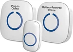 Sadotech Wireless Doorbells 1 Transmitter Plug-in Receiver Battery. Fixed Price $22.99.