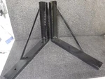 Jobox Black Mounting Bracket, H-18", W 24"(TJ). Fixed Price $70.00.
