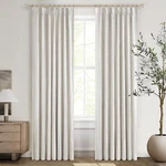 Set, Linen Pinch Pleat Insulated Liner, Blackout. Fixed Price $42.99.