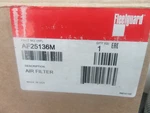 New Genuine Fleetguard Air Filter (pn AF25136M). Fixed Price $29.50.