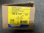 Square D QOM2100VH Circuit Breaker 100A 120/240V Pole. Fixed Price $113.99.
