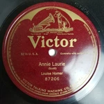 Louise Homer Annie Laurie Single Sided 10'' 78RPM Victor 87206. Fixed Price $5.25.