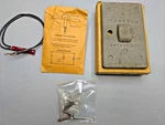Hubbell HBL1785 Weather-proof Press Switch Cover Gray With Pilot Light. Fixed Price $19.99.
