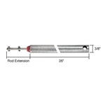 C.r. Laurence FL2620 Crl 26" Tubular Spiral Tilt Window Balance Red Bushing. Fixed Price $25.00.