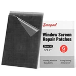 Secopad 5" X 7" Black/grey Screen Repair Kit, 6 Pcs Window Patch Repai.... Fixed Price $17.46.