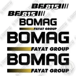 Bomag BF815 Decal Kit Asphalt Paver- Aftermarket. Fixed Price $159.95.