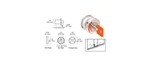 Crl KML41GL Keymatic Sliding Glass Door Plunger Lock Polished Nickel. Fixed Price $295.66.