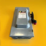 Square HU362 60A 600V Heavy Duty Safety Switch, Non-fusible #1. Fixed Price $164.55.