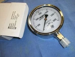 Pressure Gauge 0-3000 Psi Stainless Air Water Trerice D83LFSS 4" Dia 1/ 2" Ipt. Fixed Price $83.75.
