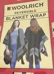 Woolrich Cozy Blanket Wrap One Size New W/tag ($60) Reversible Stripe Black/gray. Fixed Price $19.79.