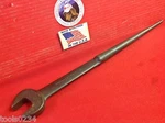 1-1/16" Open End Construction Alignment Wrench Proto C207 17" Oal. Fixed Price $24.99.
