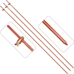 4FT Electrical Grounding Copper Rod Earthing Bar For Fences Sate. Fixed Price $56.55.