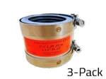 (3) Mission Rubber CP215 Band Seal Coupling Ci, Pl, St To 1.5. Fixed Price $38.36.