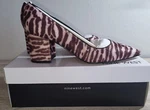 Nine West Tiger Print Mauve JOLANDAP2 Pumps Heels Shoes Women's Sz 7.5 Box. Fixed Price $18.86.