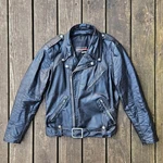 Vintage Brooks Double Rider Motorcycle Jacket Black Size 36 Made Usa. Fixed Price $159.95.