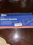 Bon Tool 22-599 Spiked Sandals Plastic 3/4" Spikes-straps Pair . Brand New. Fixed Price $14.49.